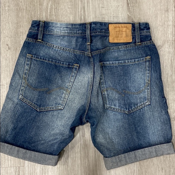 Mens - Jack and Jones - Jean Shorts - Picture 2 of 2